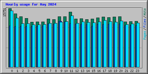 Hourly usage for May 2024